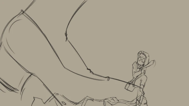 Big lady in the big city (giantess animation) (Old )