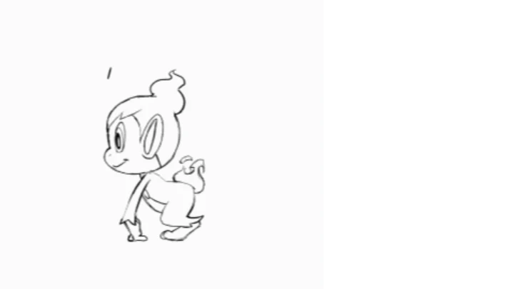 Chimchar idle animation practice