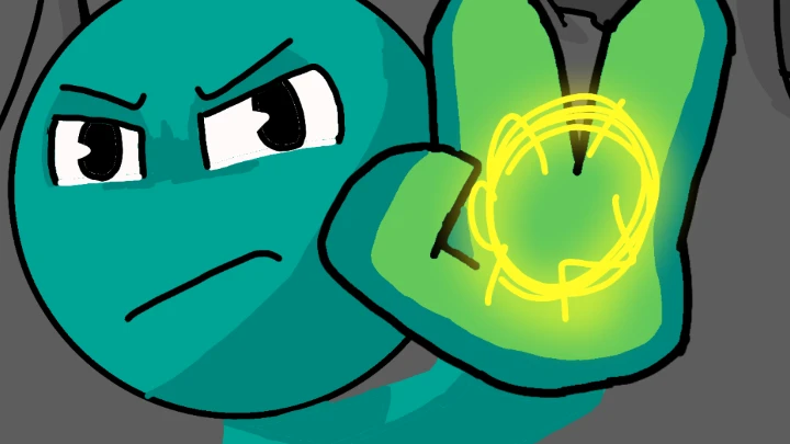 Electric laser animation test