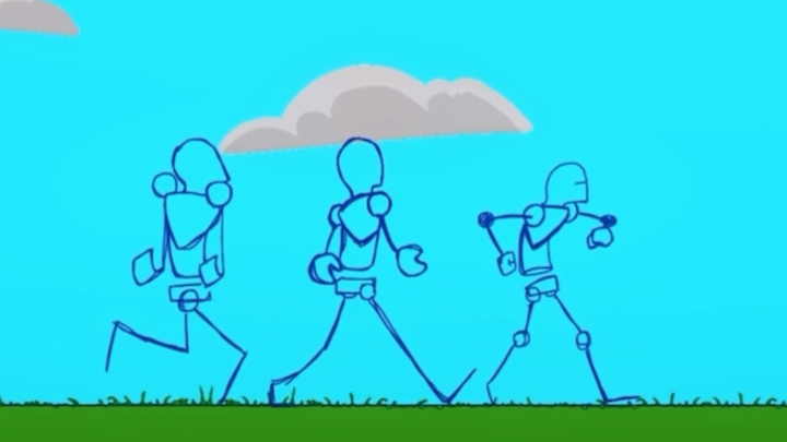 WalkingStickFigures