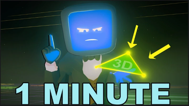 2D BAD! LEARN 3D IN ONE MINUTE!