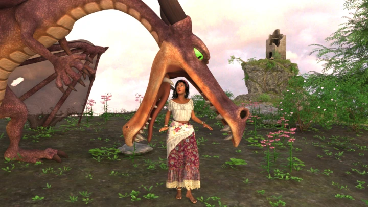 Dragon Eats Villager