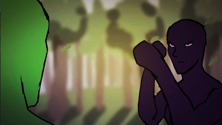 Green man vs Purple man [Striking vs Grappling] SOLO PROJECT