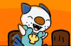 Oshawott being silly