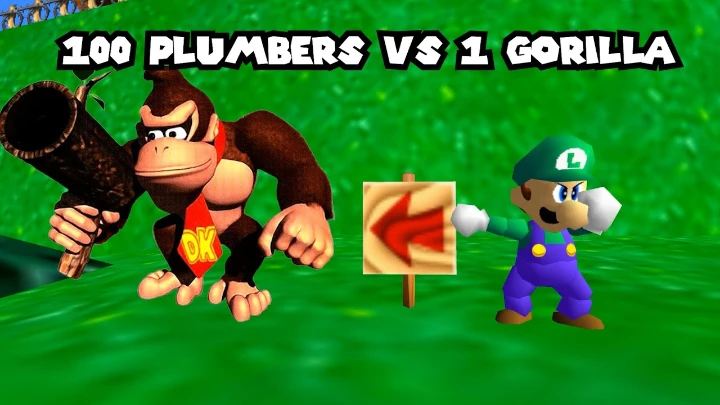 100 Plumbers vs 1 Gorilla