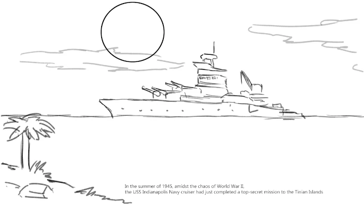 "USS Indianapolis Shark Attack" Animatic