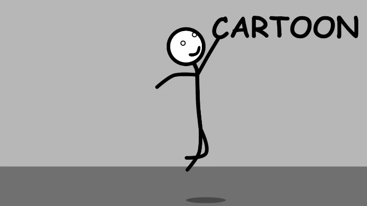 Stickman vs Cartoon