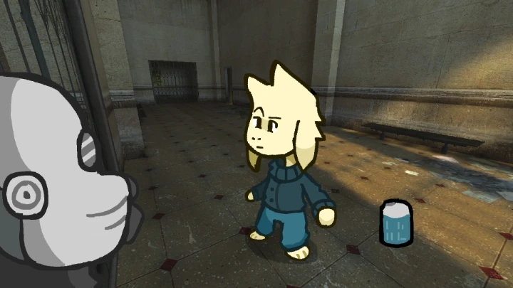 asriel doesn't want to pick up that can