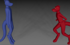 and Blue short 4 second animation