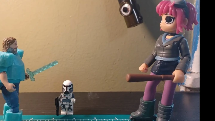 Steve vs. Ramona flowers stopmotion pt 1