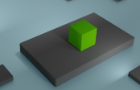 Jumping Cube animation