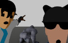 1 GORILLA VS 100 MEN (Its only me and bro)