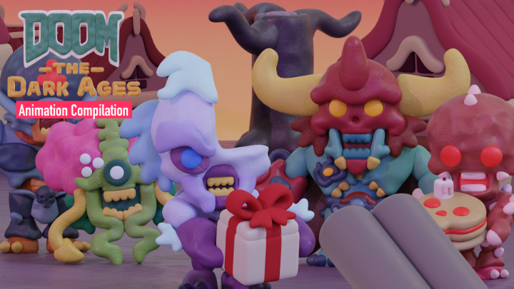 Doom the Dark Ages Official Collab Animation Compilation