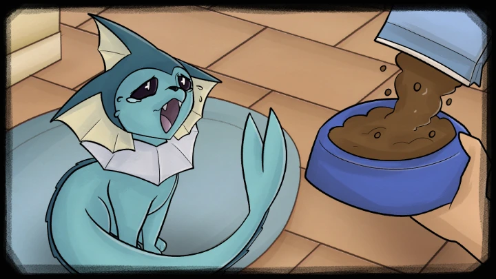 Vaporeon is Hungry!