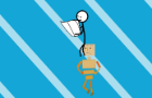 Stickman and Brickman first meet