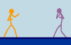 orange VS purple