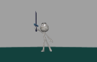 Thep and his sword
