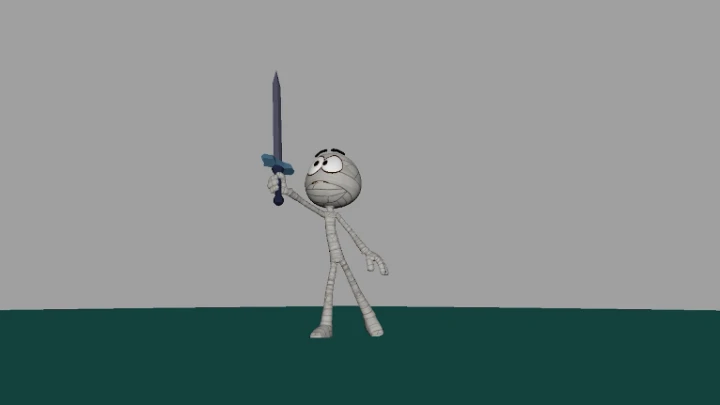 Thep and his sword