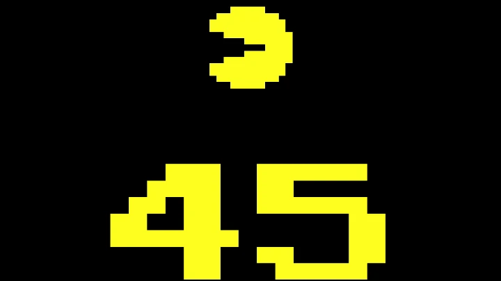 Pac-Man's 45th Anniversary