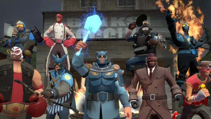 If The TF2 Mercs Were Superheroes.