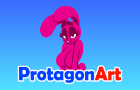 Welcome to ProtagonArt! 💙🐰❤️
