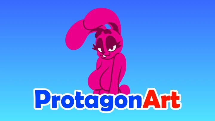 Welcome to ProtagonArt! 💙🐰❤️