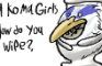 4koma Girls- how do you wipe?