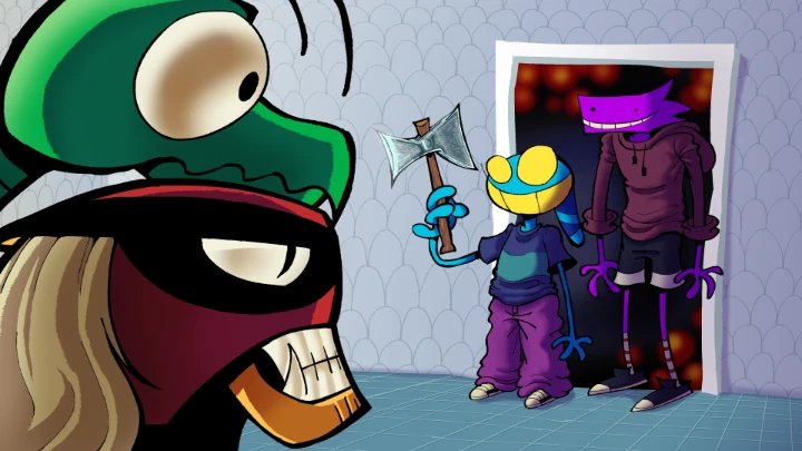 SLANK & MARX as BRAK & ZORAK (The Brak Show)