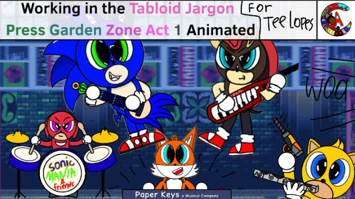 Working in The Tabloid Jargon (Press Garden Zone Act 1 Animated)