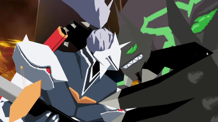 Low Poly Hakumen vs Susanoo
