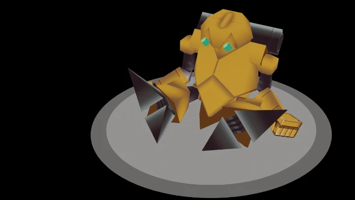 Low poly day Robo