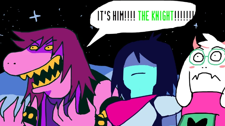 IT'S THE KNIGHT! HE'S REAL!