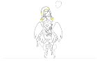 Palutena hugs Pit - Kid Icarus fan animation