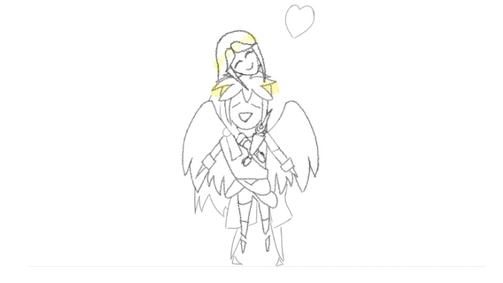 Palutena hugs Pit - Kid Icarus fan animation