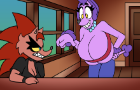 The Punk and The Princess! 💜♥️🦔🐩 (Slayers re-animated)