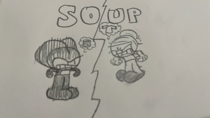 Buddy at the Soup Store