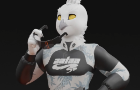 Cool owl in 3D