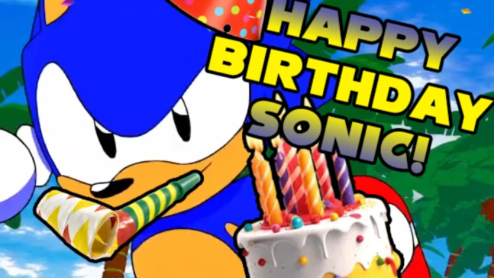Happy 34th Birthday Sonic