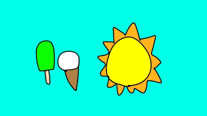 Oc Alphabet Shorts:Hot day