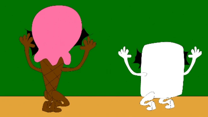 Ice Cream and Marshmallow 1-2