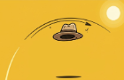 JANN - 7 - (July) - Hat Blowing in an arch