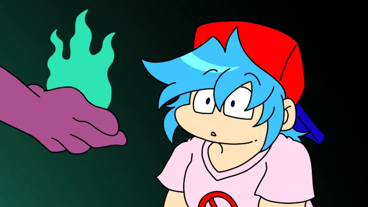 Boyfriend Entranced By Flame | Short Animation Test