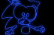 Neon Sonic The Hedgehog Animation