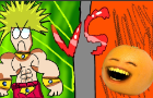 DBZ:BROLY VS ANNOYING ORANGE