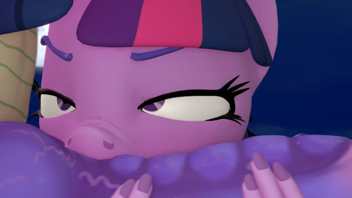Twilight enjoying a dragon roll