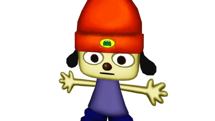 parappa the rapper in SKID ROW, gets farted on, Diaper Privilege
