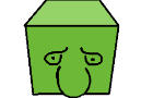 A green man almost dies