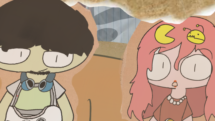 Sinking town (but with my oc's)