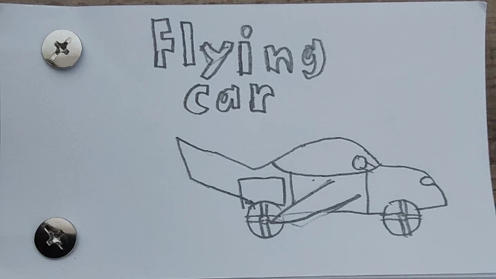 Flying car flipbook