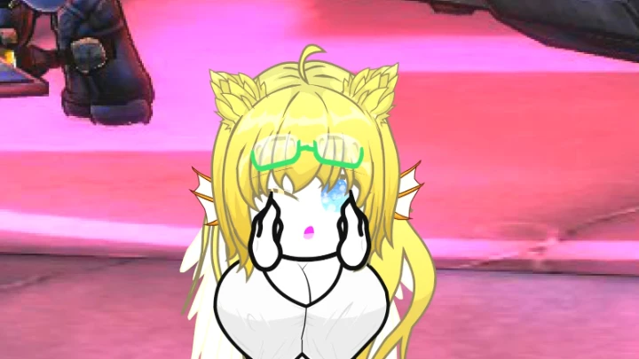 lisa sue the miku miku beam meme